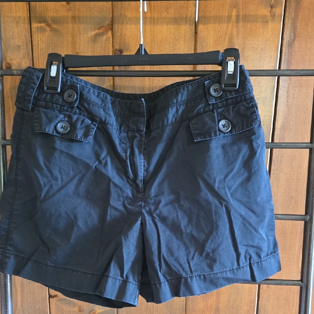 LOFT Black Cargo Shorts Casual Summer Style
